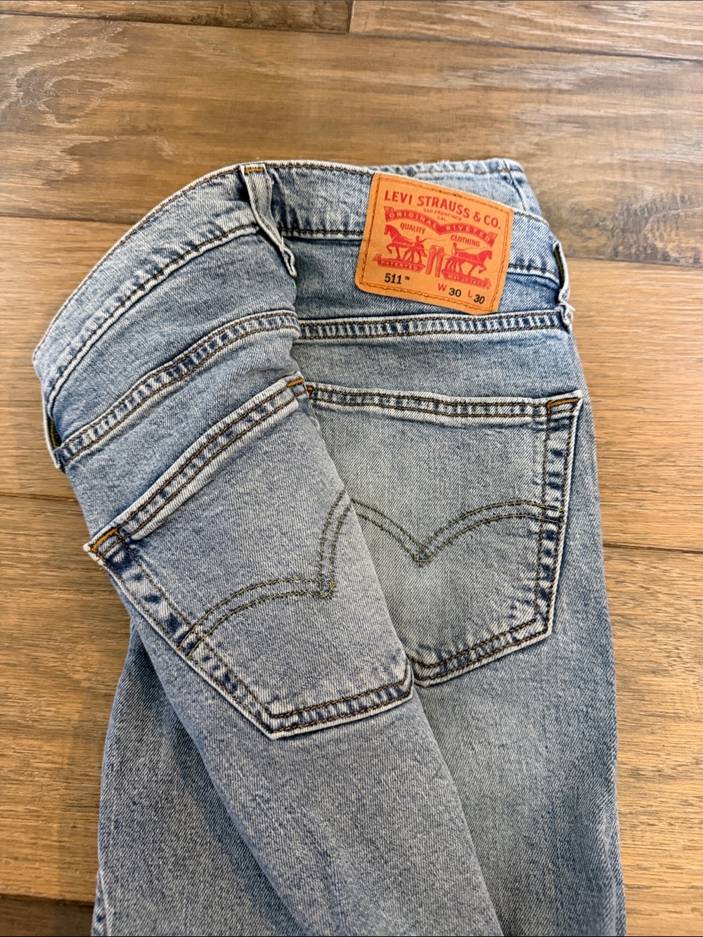 Levi's 511 Slim Light Blue Denim Jeans